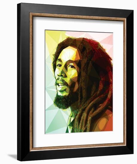 Bob Marley-Enrico Varrasso-Framed Art Print