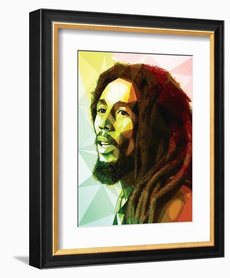 Bob Marley-Enrico Varrasso-Framed Art Print