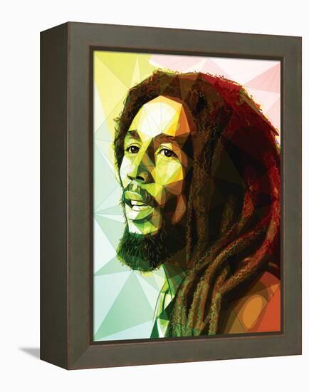 Bob Marley-Enrico Varrasso-Framed Stretched Canvas