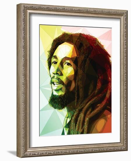 Bob Marley-Enrico Varrasso-Framed Art Print