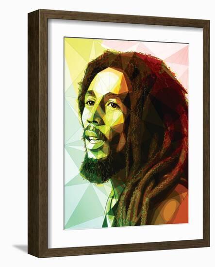 Bob Marley-Enrico Varrasso-Framed Art Print