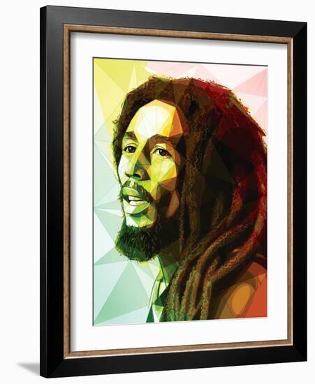 Bob Marley-Enrico Varrasso-Framed Art Print