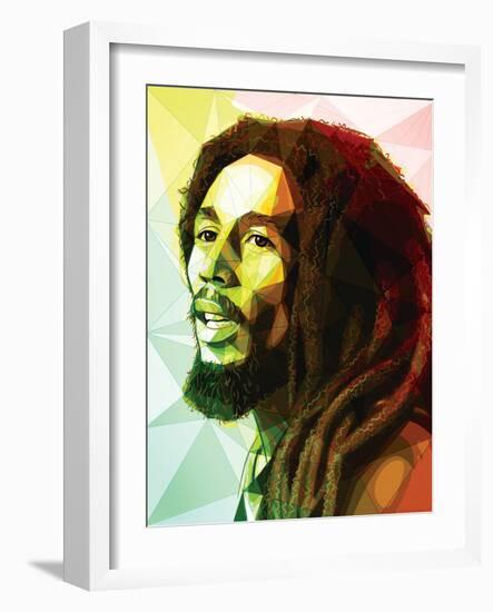 Bob Marley-Enrico Varrasso-Framed Art Print