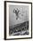 Bob Richards Competing in the High Jump at 1952 Olympics-Ralph Crane-Framed Premium Photographic Print