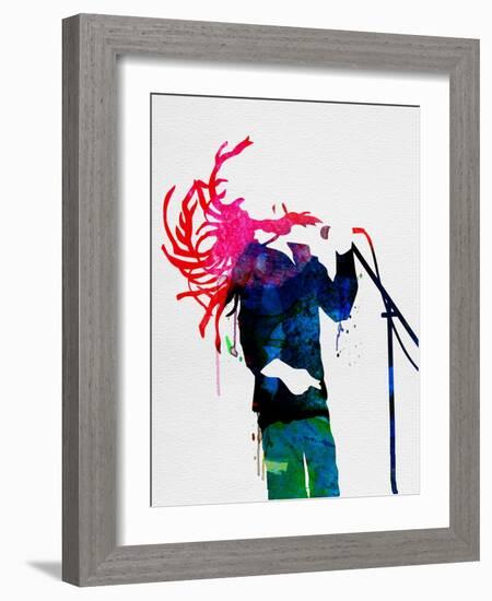 Bob Watercolor-Lora Feldman-Framed Art Print