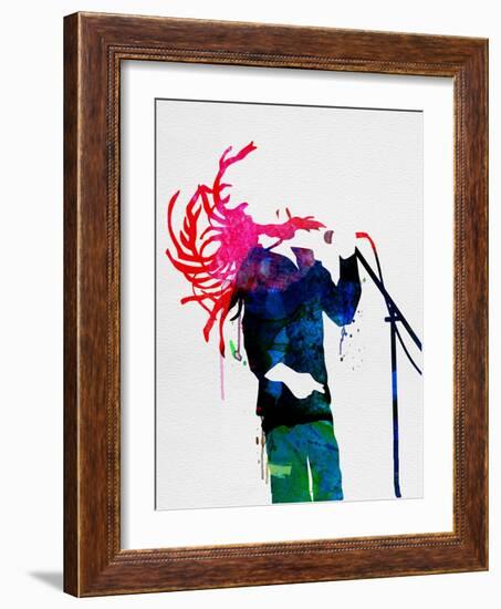 Bob Watercolor-Lora Feldman-Framed Art Print