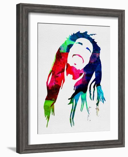 Bob Watercolor-Lora Feldman-Framed Art Print