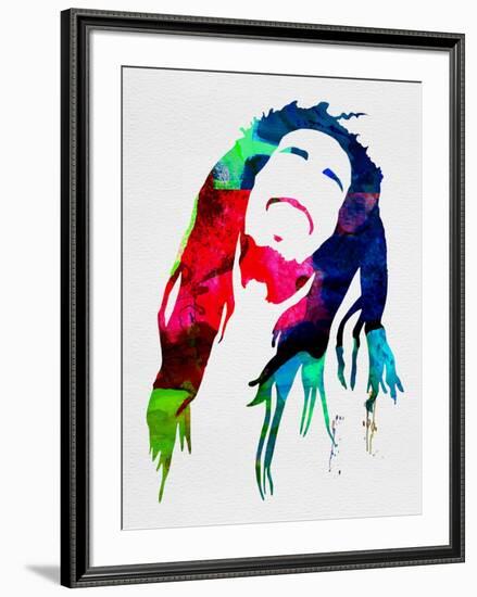 Bob Watercolor-Lora Feldman-Framed Art Print