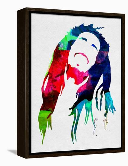 Bob Watercolor-Lora Feldman-Framed Stretched Canvas