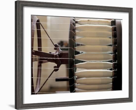 Bobbins with Machine-Spun Thread, Boott Cotton Mills, Lowell, Massachusetts-null-Framed Photographic Print