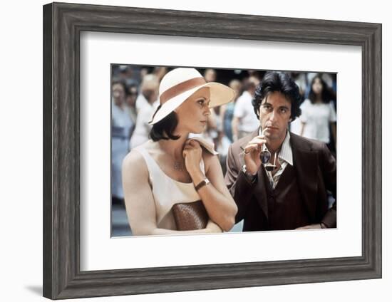 Bobby Deerfield by Sydney Pollack with Marthe Keller, Al Pacino, 1977 (photo)-null-Framed Photo