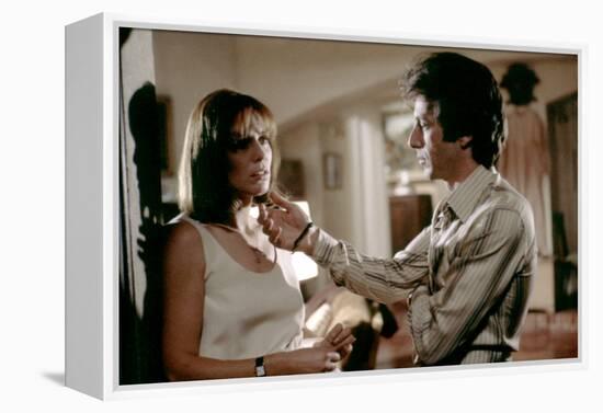 Bobby Deerfield by Sydney Pollack with Marthe Keller, Al Pacino, 1977 (photo)-null-Framed Stretched Canvas