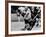 Bobby Hull No.9 in Action During Game Between Chicago Black Hawks and NY Rangers-Art Rickerby-Framed Premium Photographic Print