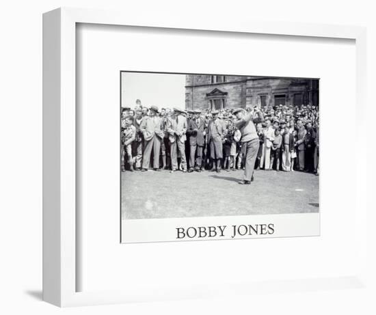 Bobby Jones teeing off, c1920s-Unknown-Framed Giclee Print