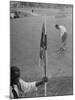 Bobby Locke Playing Golf-Martha Holmes-Mounted Premium Photographic Print
