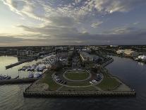 Aerial Photo of Downtown Pensacola, FL at Sunset.-Bobby R Lee-Photographic Print