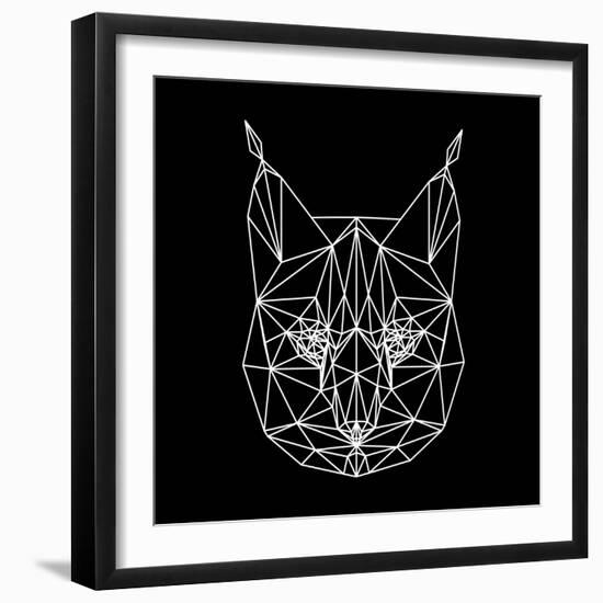 Bobcat Polygon1-Lisa Kroll-Framed Premium Giclee Print