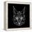 Bobcat Polygon1-Lisa Kroll-Framed Stretched Canvas