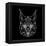 Bobcat Polygon1-Lisa Kroll-Framed Stretched Canvas