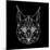 Bobcat Polygon1-Lisa Kroll-Mounted Art Print