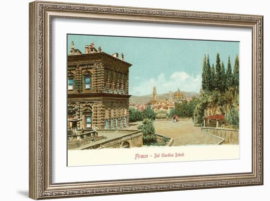 Boboli Gardens, Florence, Italy-null-Framed Art Print