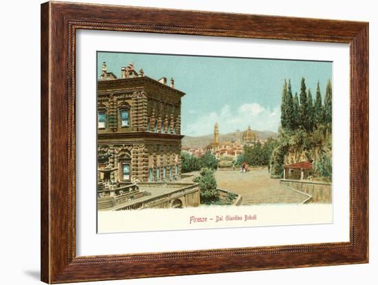 Boboli Gardens, Florence, Italy-null-Framed Art Print