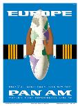 Europe - Only 7 Jet Magic Hours from New York - Pan American World Airways-Bobri-Art Print