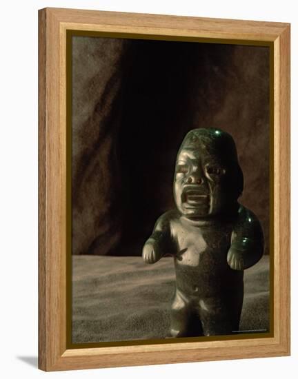 Boca Baby, Olmec, Jade, National Museum of Anthropology and History, Mexico City, Mexico-Kenneth Garrett-Framed Premier Image Canvas