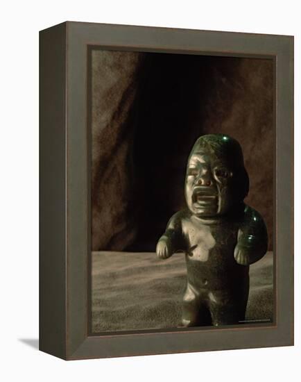 Boca Baby, Olmec, Jade, National Museum of Anthropology and History, Mexico City, Mexico-Kenneth Garrett-Framed Premier Image Canvas