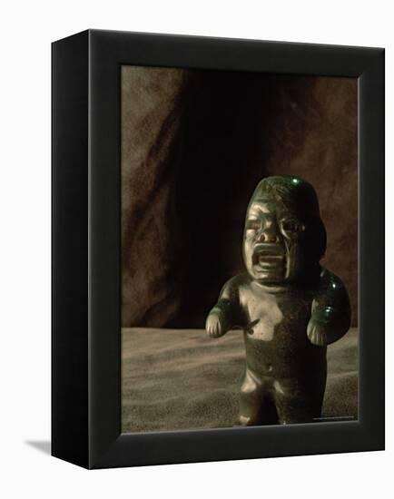 Boca Baby, Olmec, Jade, National Museum of Anthropology and History, Mexico City, Mexico-Kenneth Garrett-Framed Premier Image Canvas