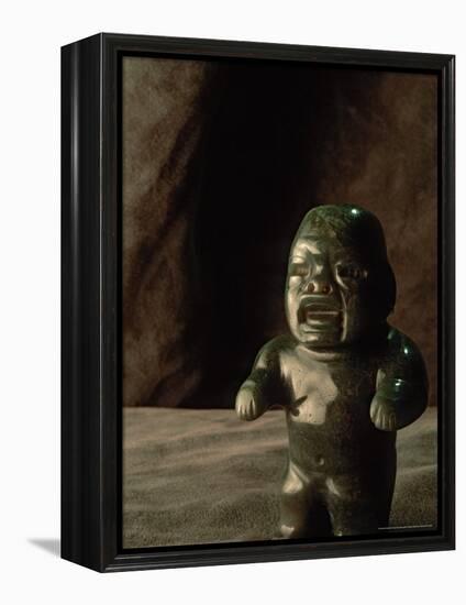 Boca Baby, Olmec, Jade, National Museum of Anthropology and History, Mexico City, Mexico-Kenneth Garrett-Framed Premier Image Canvas