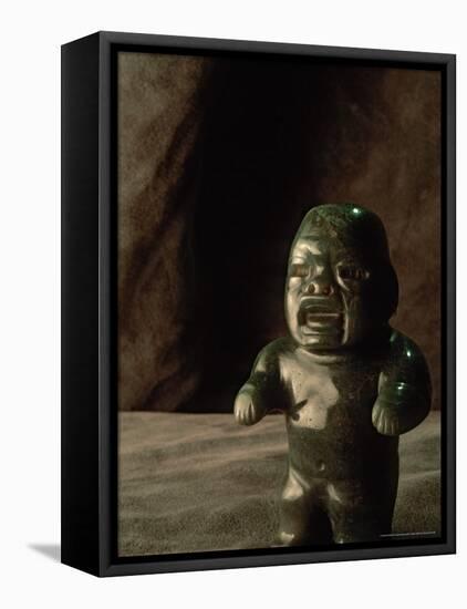 Boca Baby, Olmec, Jade, National Museum of Anthropology and History, Mexico City, Mexico-Kenneth Garrett-Framed Premier Image Canvas