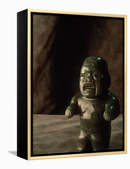 Boca Baby, Olmec, Jade, National Museum of Anthropology and History, Mexico City, Mexico-Kenneth Garrett-Framed Premier Image Canvas