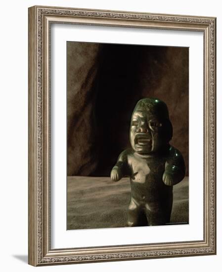 Boca Baby, Olmec, Jade, National Museum of Anthropology and History, Mexico City, Mexico-Kenneth Garrett-Framed Photographic Print