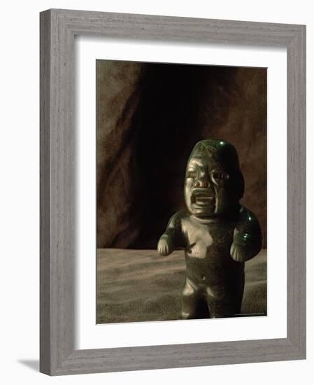 Boca Baby, Olmec, Jade, National Museum of Anthropology and History, Mexico City, Mexico-Kenneth Garrett-Framed Photographic Print