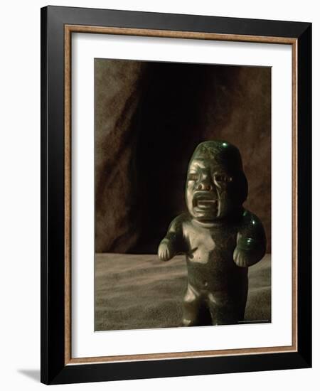 Boca Baby, Olmec, Jade, National Museum of Anthropology and History, Mexico City, Mexico-Kenneth Garrett-Framed Photographic Print