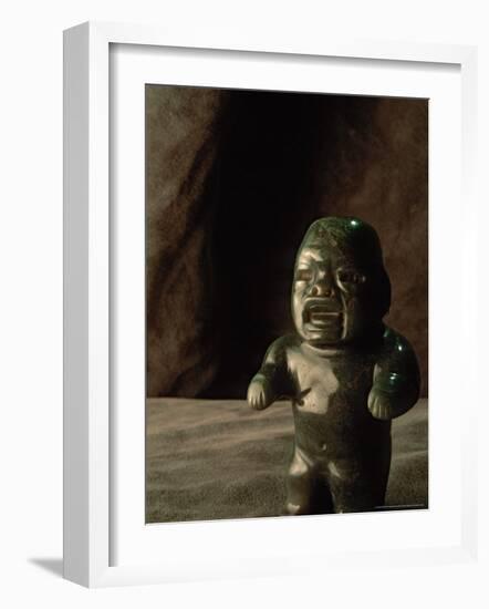 Boca Baby, Olmec, Jade, National Museum of Anthropology and History, Mexico City, Mexico-Kenneth Garrett-Framed Photographic Print