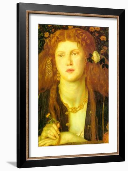 Bocca Baciata; the Kissed Mouth-Dante Gabriel Rossetti-Framed Art Print