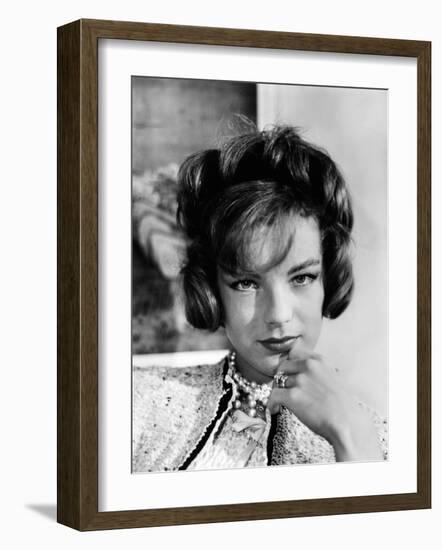 Boccaccio '70, Romy Schneider Wearing Chanel, 1962-null-Framed Photo