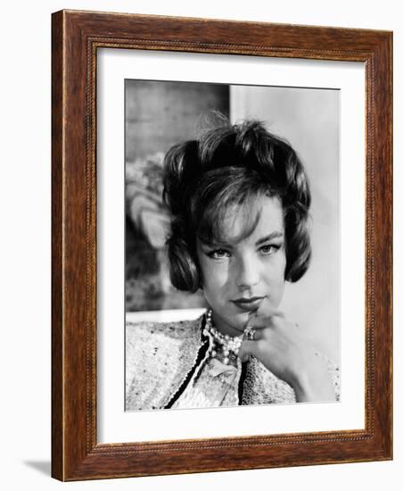 Boccaccio '70, Romy Schneider Wearing Chanel, 1962-null-Framed Photo