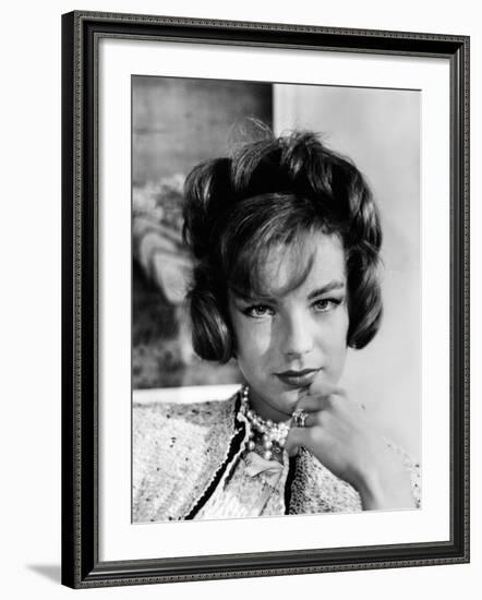 Boccaccio '70, Romy Schneider Wearing Chanel, 1962-null-Framed Photo