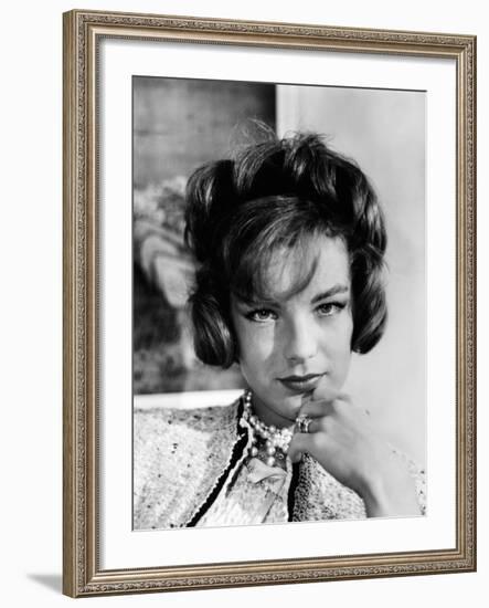 Boccaccio '70, Romy Schneider Wearing Chanel, 1962-null-Framed Photo