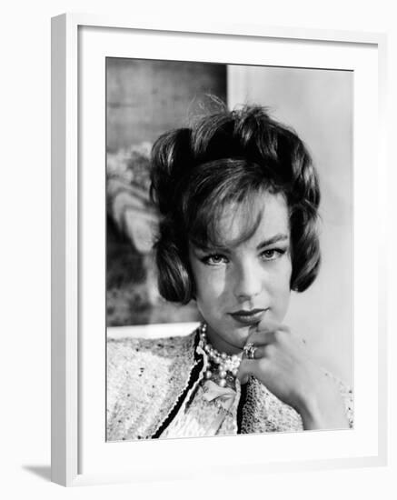 Boccaccio '70, Romy Schneider Wearing Chanel, 1962-null-Framed Photo