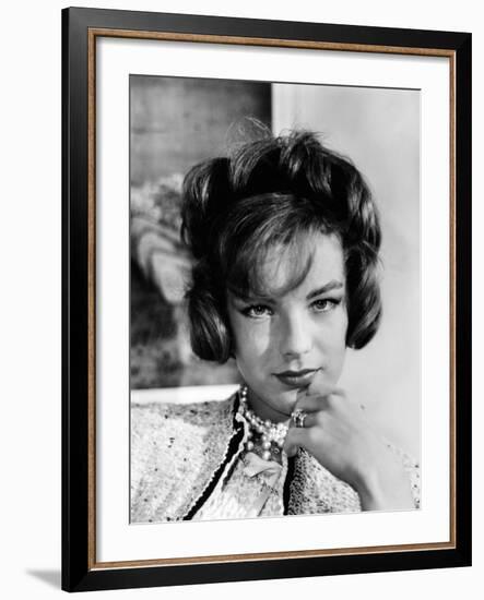 Boccaccio '70, Romy Schneider Wearing Chanel, 1962-null-Framed Photo