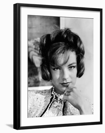 Boccaccio '70, Romy Schneider Wearing Chanel, 1962-null-Framed Photo