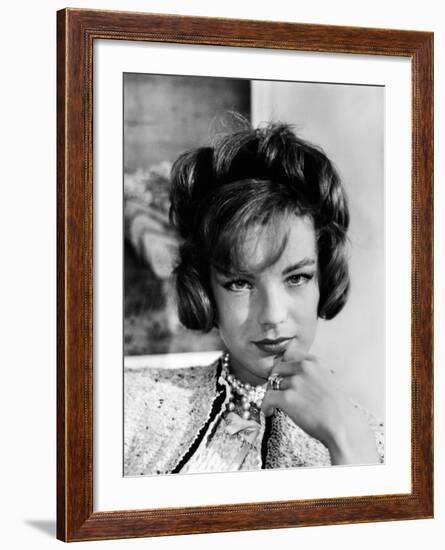 Boccaccio '70, Romy Schneider Wearing Chanel, 1962--Framed Photo