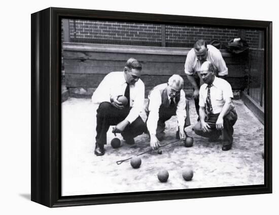 Bocce Balls, Philadelphia, Pennsylvania-null-Framed Stretched Canvas