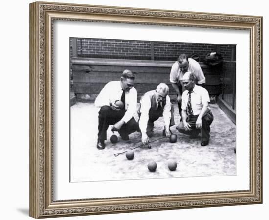 Bocce Balls, Philadelphia, Pennsylvania-null-Framed Photo