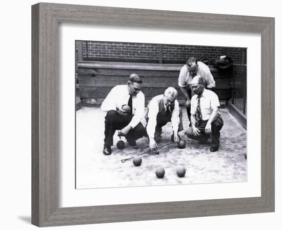 Bocce Balls, Philadelphia, Pennsylvania-null-Framed Photo