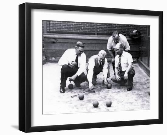 Bocce Balls, Philadelphia, Pennsylvania-null-Framed Photo